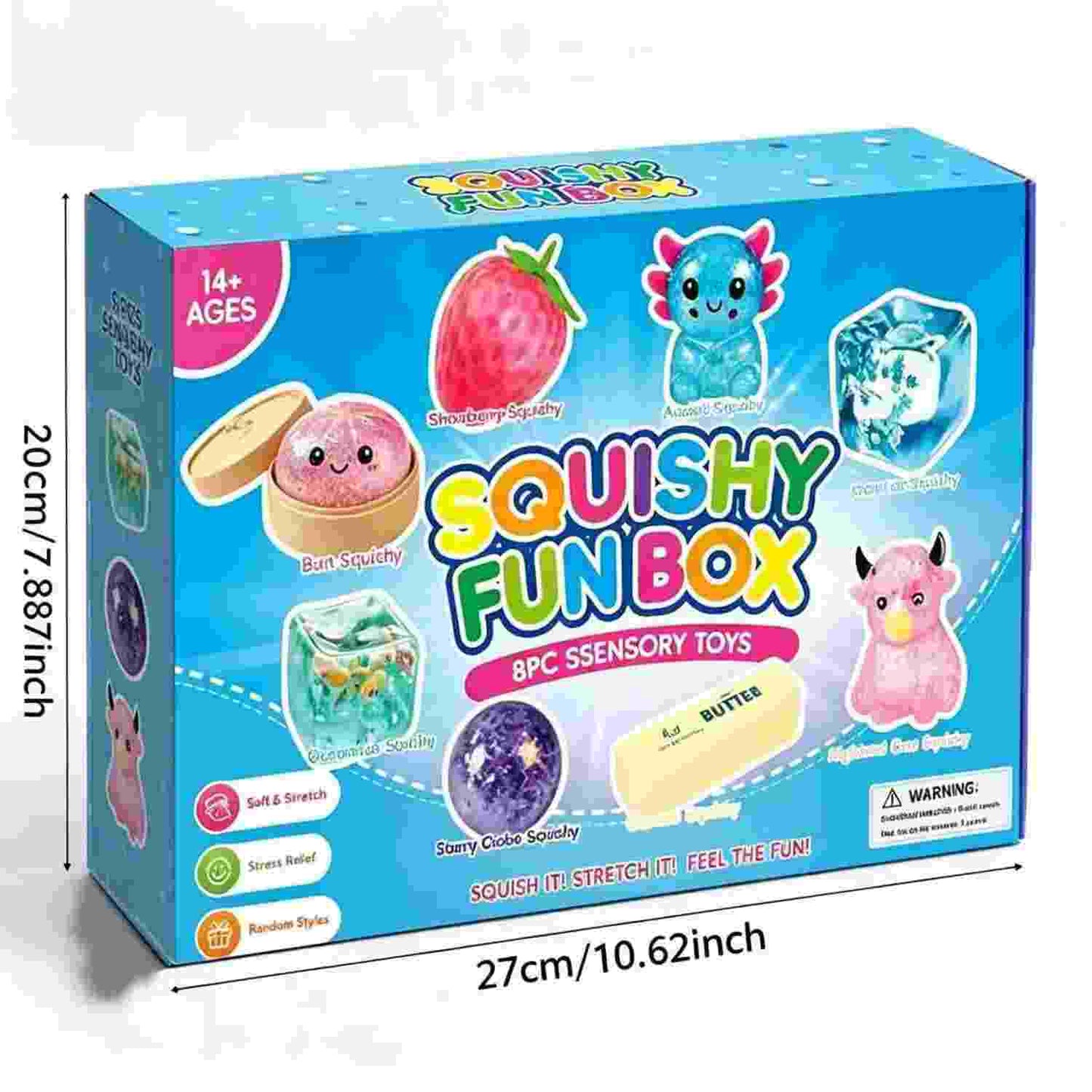 8-Piece Set Mystery Box - Squeeze Away Every Ounce Of Stress Instantly