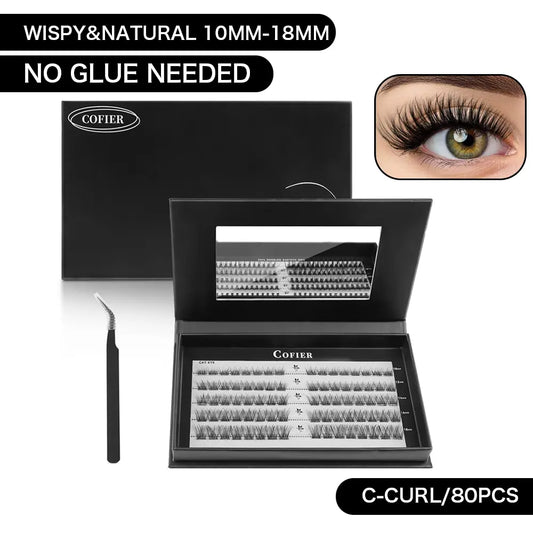 No-Glue Press-On Eyelash Extensions: Professional Look in 3 Seconds