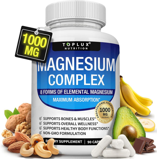 Unlock Total Body Wellness with 8-in-1 Advanced Magnesium Complex