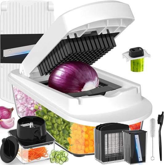 Upgraded version - 15 Blade All-in-1 Master Your Kitchen Prep in Seconds