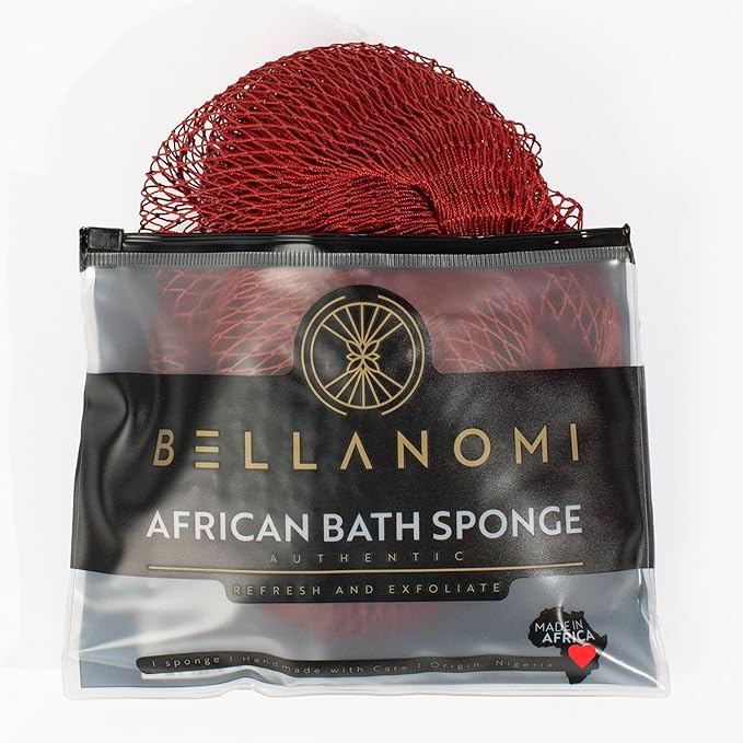 Authentic African Exfoliating Net Sponge: Smooth & Glowing Skin From Head to Toe