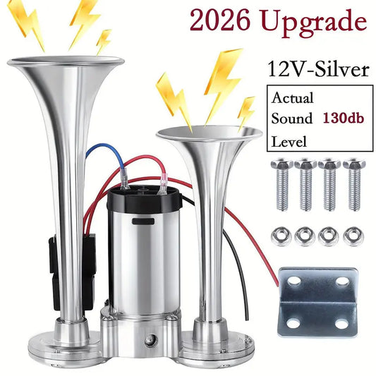 Ultimate 130dB Dual Blast Air Horn Kit