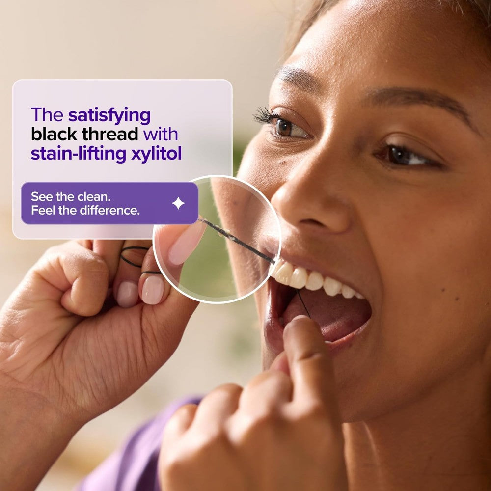 Black Expanding Floss: See the Gunk, Feel the Freshness