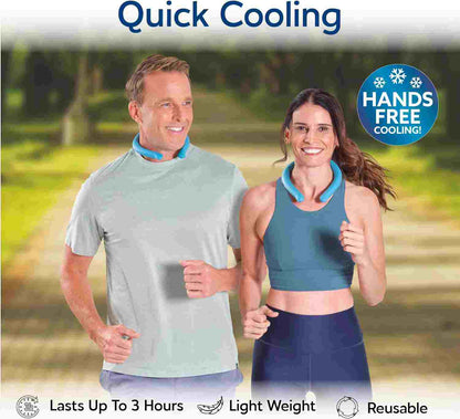 Beat The Heat Instantly With The Ultimate Hands-Free Wearable Neck Cooling Ring