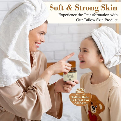 Whipped Tallow & Honey Balm for Deep Daily Moisture