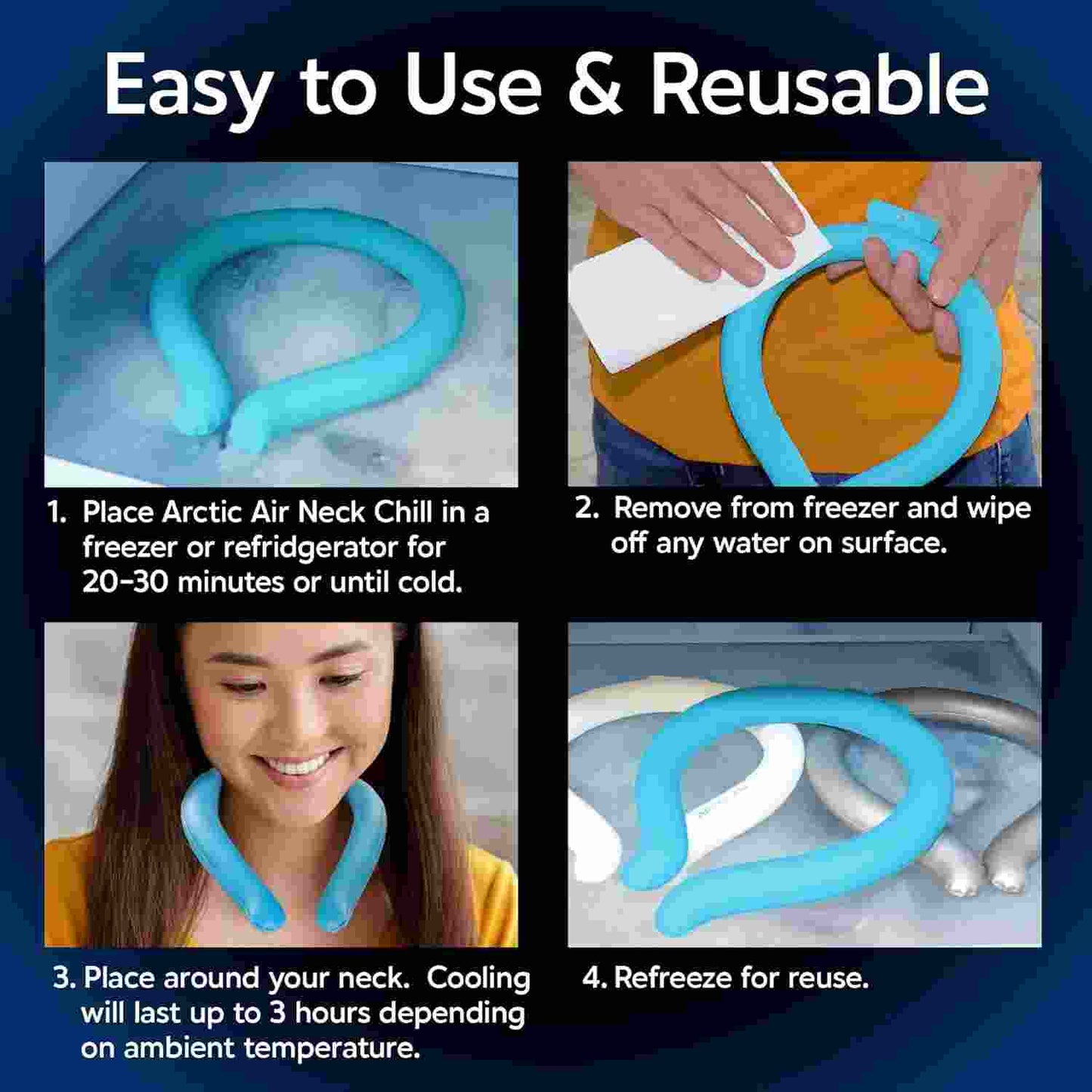 Beat The Heat Instantly With The Ultimate Hands-Free Wearable Neck Cooling Ring