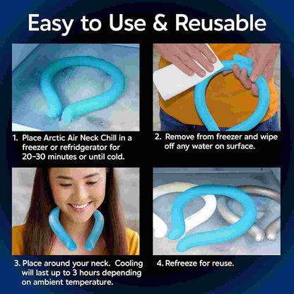 Beat The Heat Instantly With The Ultimate Hands-Free Wearable Neck Cooling Ring