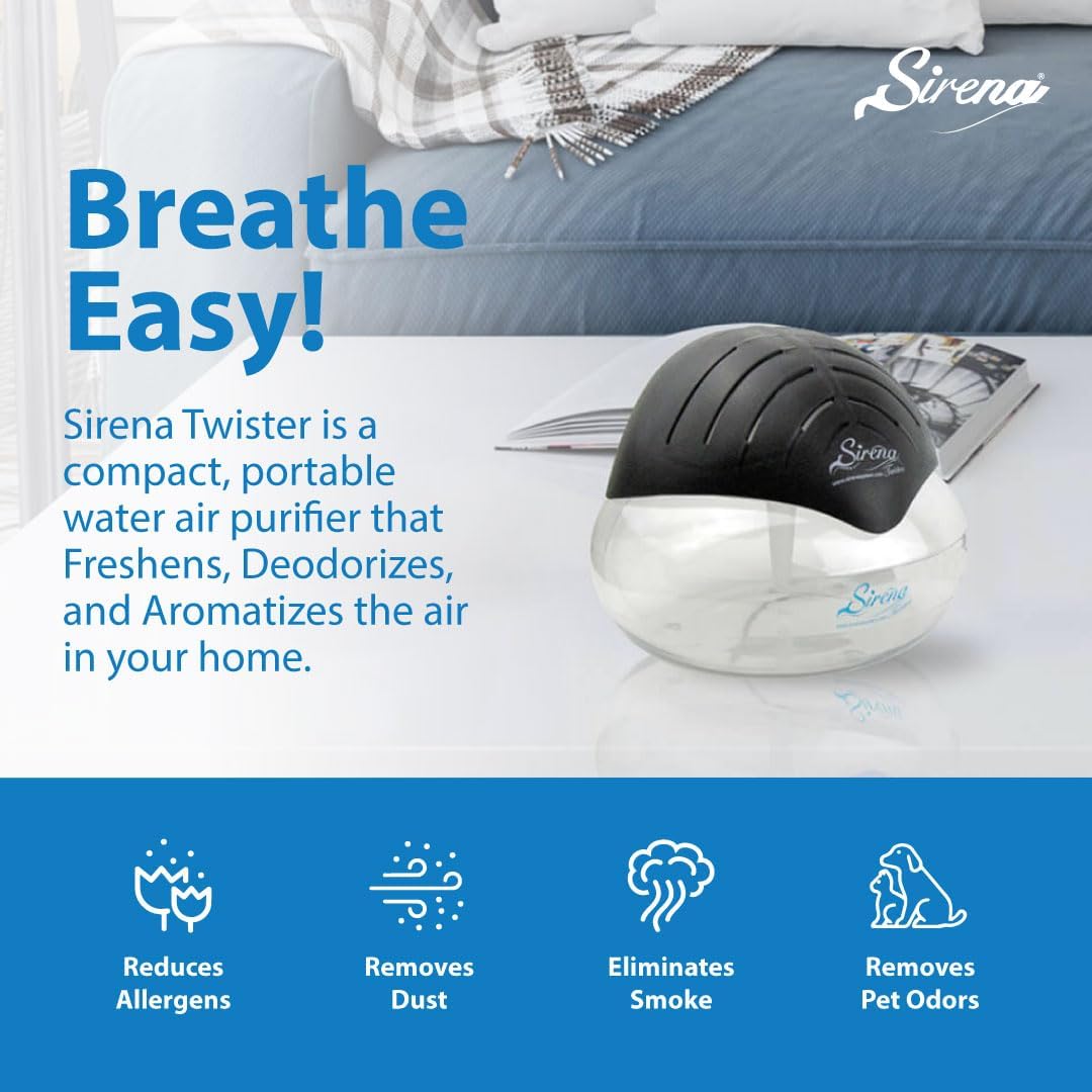 Breathe Fresh Air Purified by Nature's Purest Element: Water
