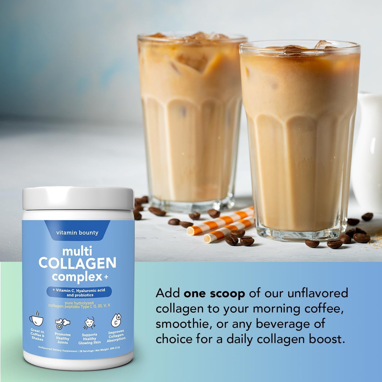 5-in-1 Premium Multi-Collagen Peptides for Total Radiance