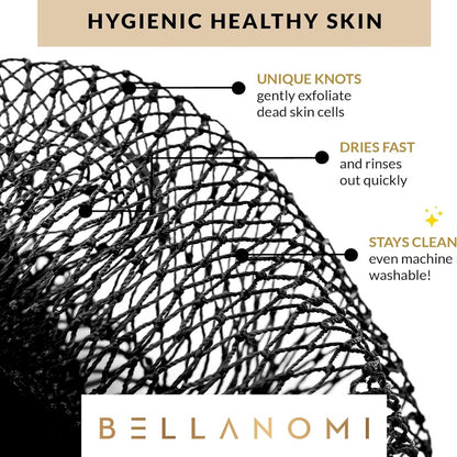 Authentic African Exfoliating Net Sponge: Smooth & Glowing Skin From Head to Toe