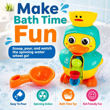 Water Wheel Pitcher Toy – Gravity-Fed Spinning Action For Endless Bath Fun & Sensory Development