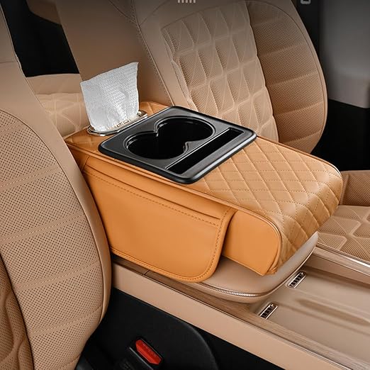4-in-1 Console Armrest Cover - Drive in Total Comfort with Instant Reach Storage