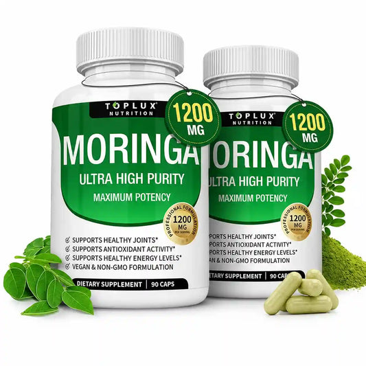 Moringa Oleifera Capsules – 1200mg Ultra Purity Extract For Natural Energy & Immune Vitality
