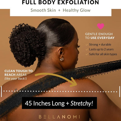 Authentic African Exfoliating Net Sponge: Smooth & Glowing Skin From Head to Toe