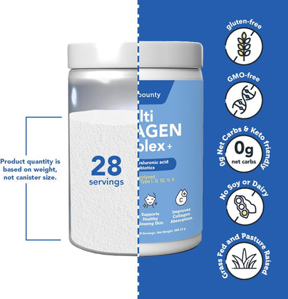 5-in-1 Premium Multi-Collagen Peptides for Total Radiance