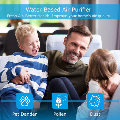 Breathe Fresh Air Purified by Nature's Purest Element: Water