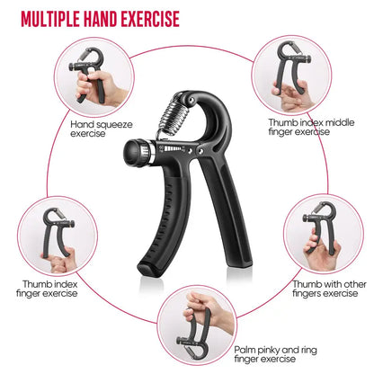 Crush Your Limits: Ultimate 5-in-1 Hand & Forearm Grip Trainer Kit