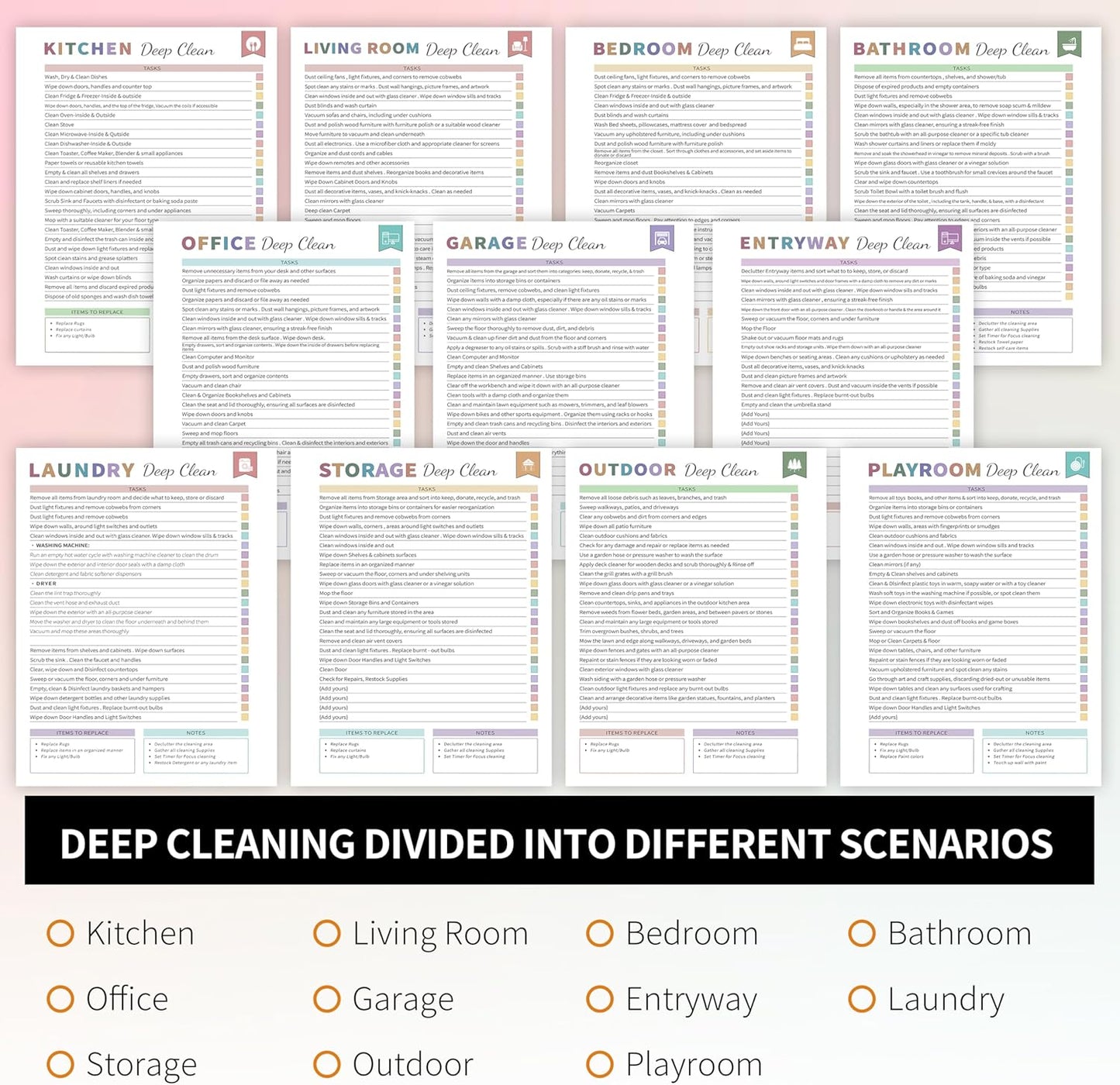 ADHD Cleaning Planner for Organized Home Routines