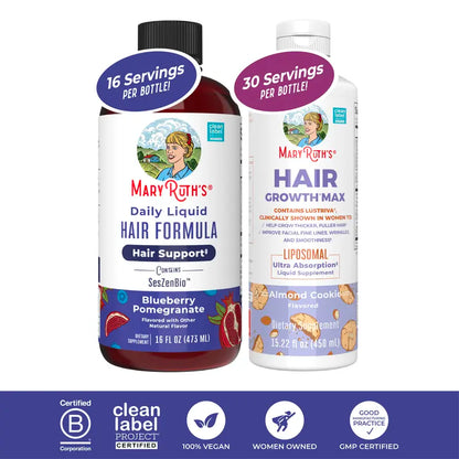 Advanced Hair Care Bundle – Liposomal & SesZenBio™ Technology For Thicker, Fuller Hair Growth