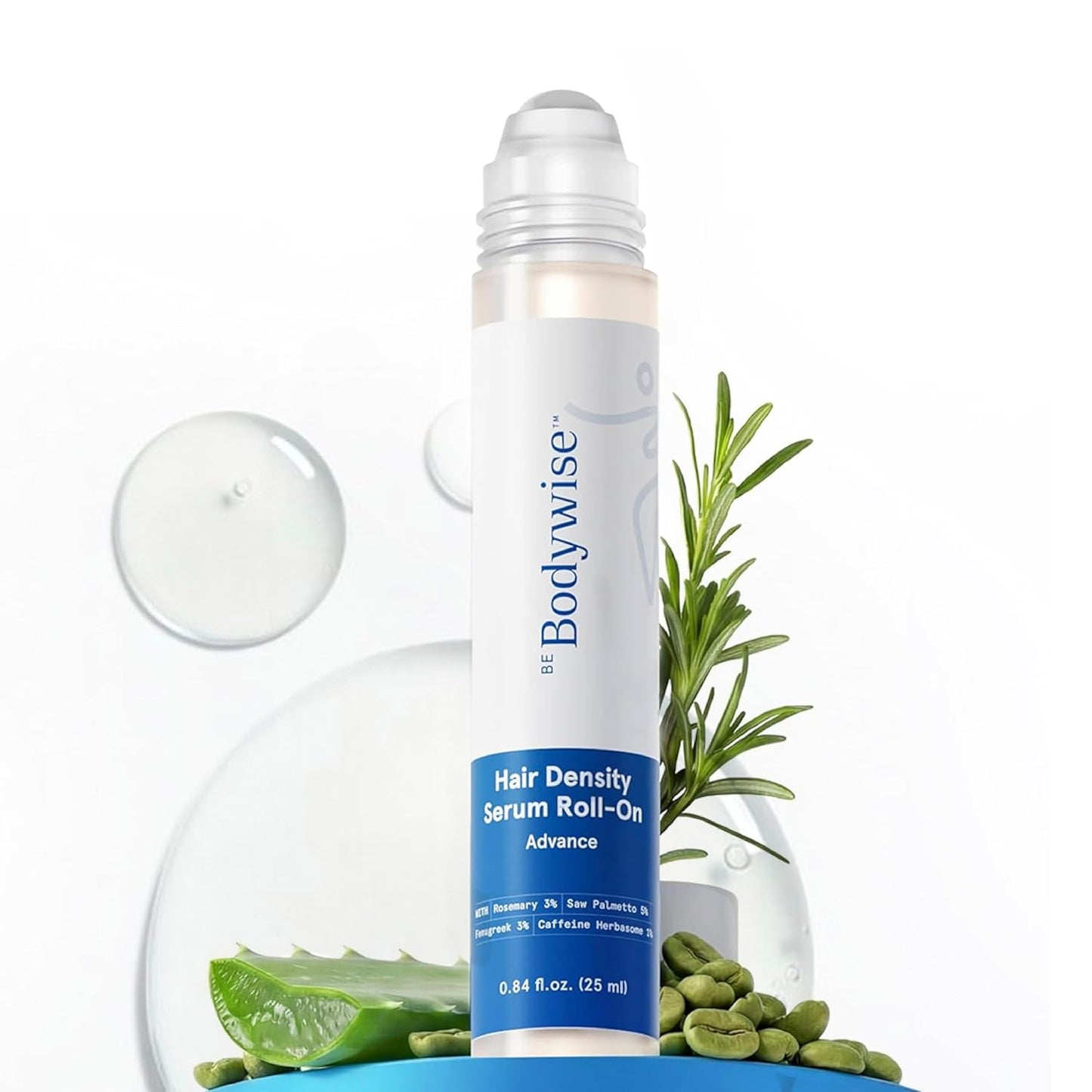 Advanced Hair Density Serum with Roller Scalp Massager – Thicker, Fuller Hair in 90 Days
