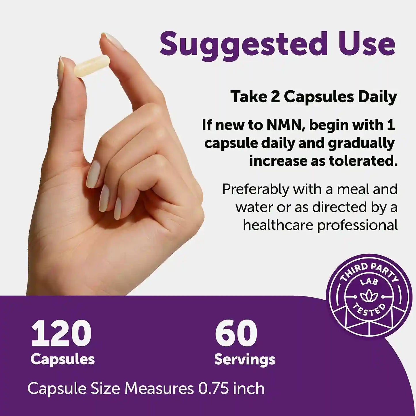 1000mg NAD+ Complex with NMN, Resveratrol & Glutathione Blend