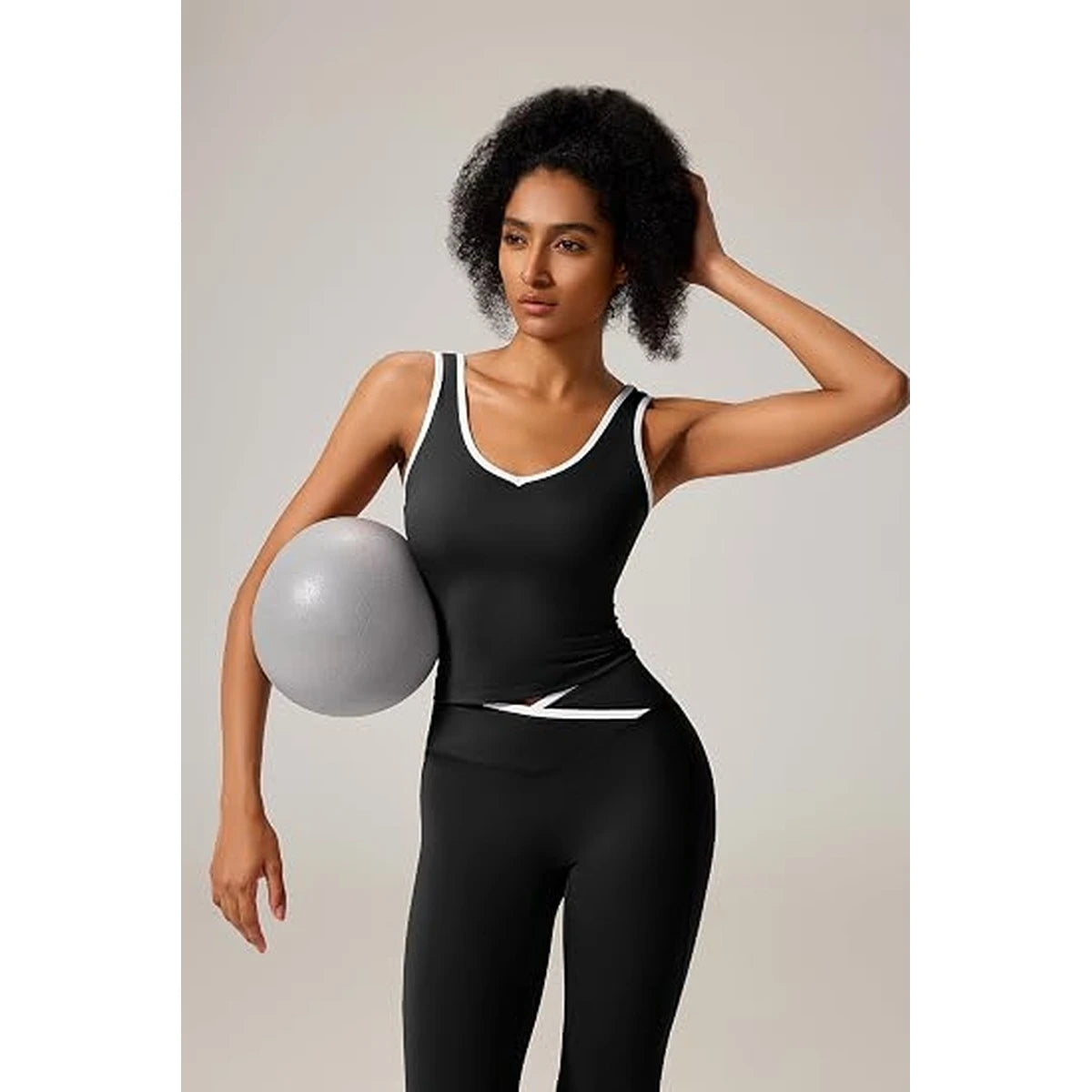 Women's Workout Set – V-Crossover High Waist & Butt Lift For Instant Hourglass Figure
