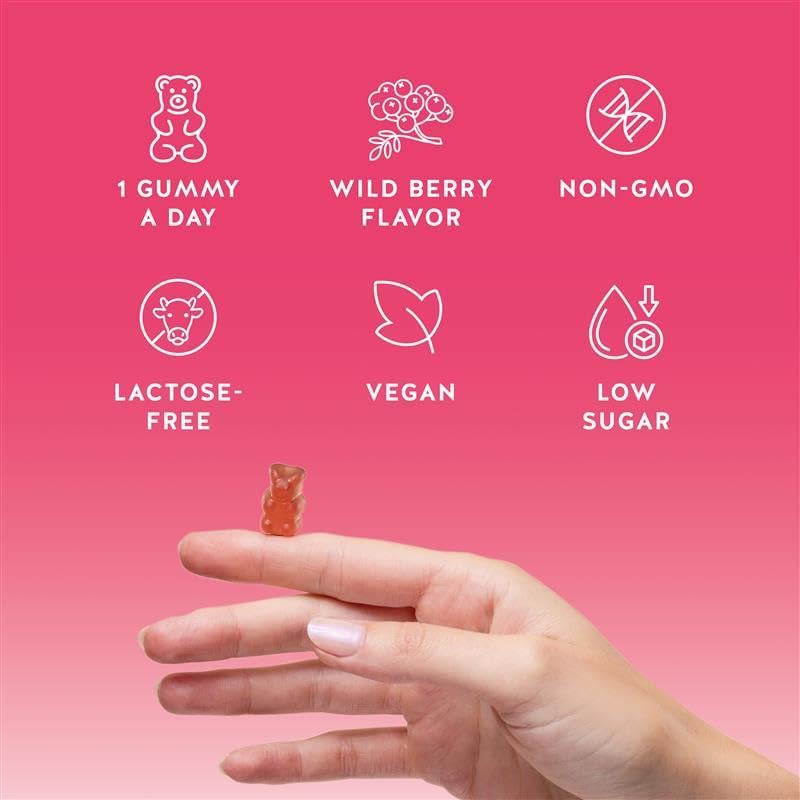 Biotin Hair Gummies – 5000mcg High Potency Formula For Thicker Fuller Hair
