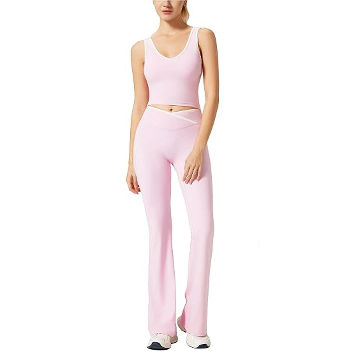 Women's Workout Set – V-Crossover High Waist & Butt Lift For Instant Hourglass Figure