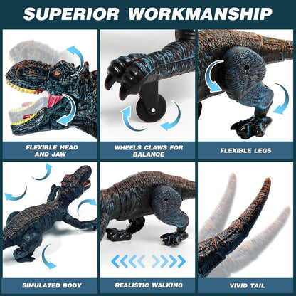 Bring Prehistoric Dinosaurs to Life with Realistic Mist Spraying & Roaring Action