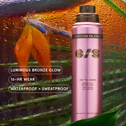 Bronze Veil Setting Spray – 16-Hour Waterproof Lock For Instant Sun-Kissed Glow