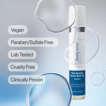 Advanced Hair Density Serum with Roller Scalp Massager – Thicker, Fuller Hair in 90 Days