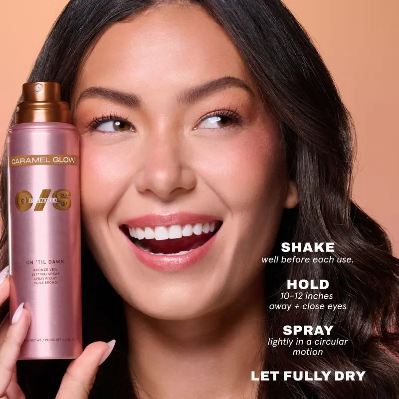 Bronze Veil Setting Spray – 16-Hour Waterproof Lock For Instant Sun-Kissed Glow