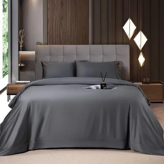 4-Piece Bedding Sheet Set –  Ultra-Deep Snug Fit For Sweat-Free Cooling Comfort
