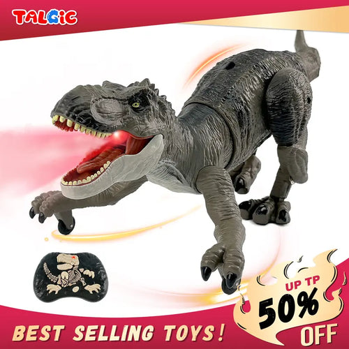 Bring Prehistoric Dinosaurs to Life with Realistic Mist Spraying & Roaring Action