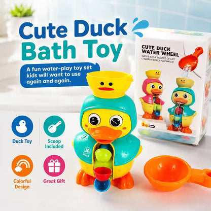 Water Wheel Pitcher Toy – Gravity-Fed Spinning Action For Endless Bath Fun & Sensory Development