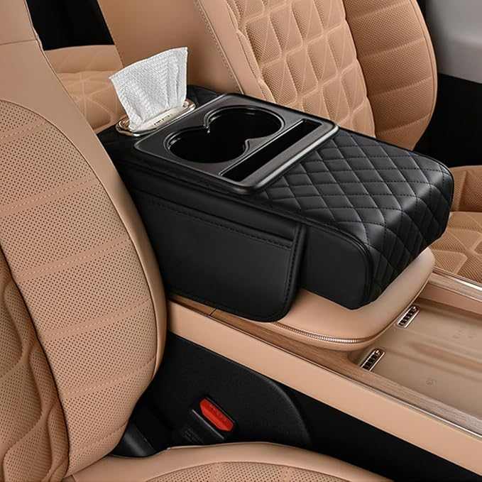 4-in-1 Console Armrest Cover - Drive in Total Comfort with Instant Reach Storage