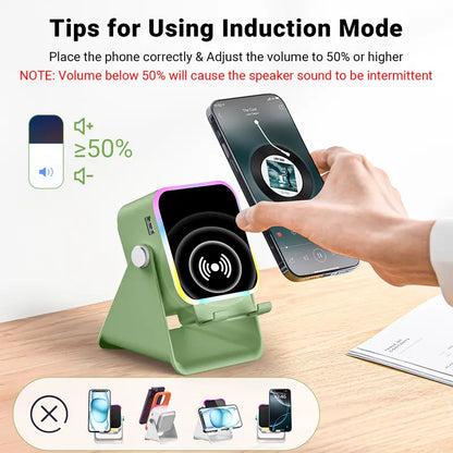 Wireless Induction Speaker Stand – Instant Sound Boost Without Bluetooth