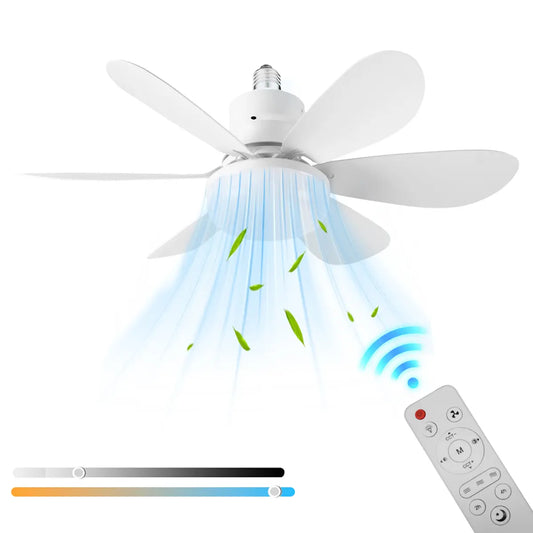 Ceiling Fan Light – Screw-In E27 Base For Instant Cool Air & Bright Light