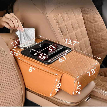 4-in-1 Console Armrest Cover - Drive in Total Comfort with Instant Reach Storage