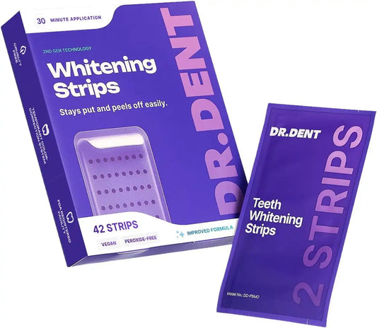 Teeth Whitening Strips – Color-Correcting Purple Technology For Instantly Brighter Smile
