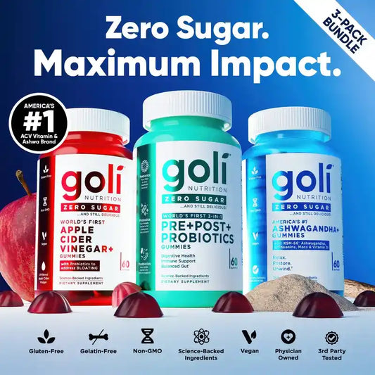 Gummies – Zero Sugar Triple Formula For Maximum Daily Wellness & Vitality