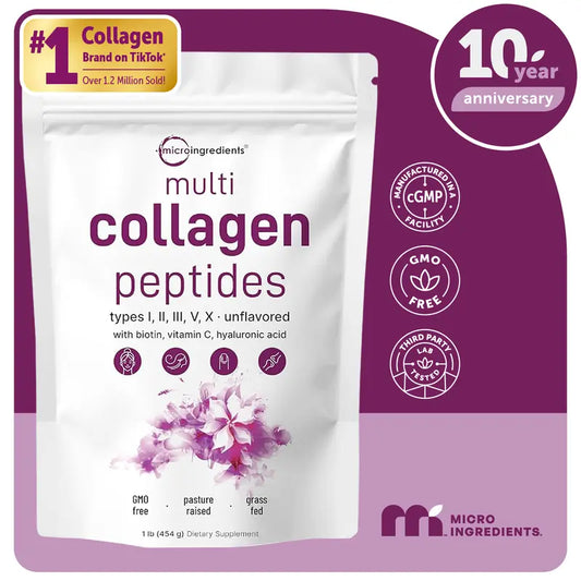 Multi Collagen Peptides Powder for Skin, Hair, Nails & Joints