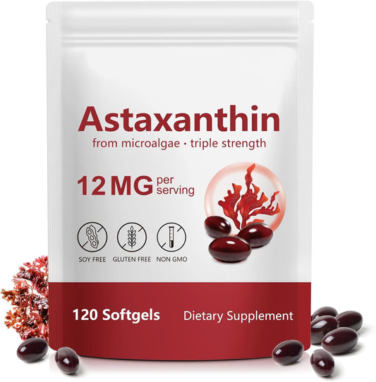 Ultra-Potent 12mg Natural Astaxanthin