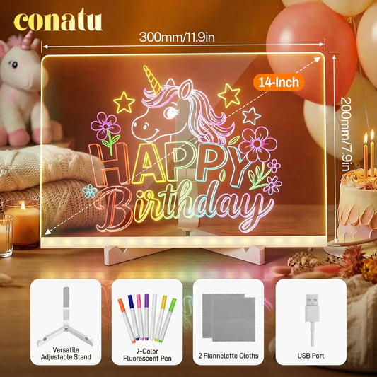 Light-Up Acrylic Drawing Board That Makes Every Kid’s Art Glow