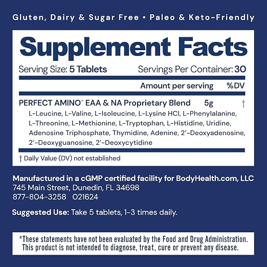 【Limited Time Buy 3 Get 1 Free】 Essential Amino Acid Tablets for Daily Muscle Nutrition Support
