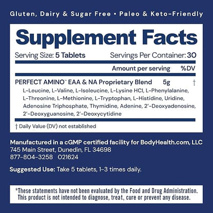 【Limited Time Buy 3 Get 1 Free】 Essential Amino Acid Tablets for Daily Muscle Nutrition Support