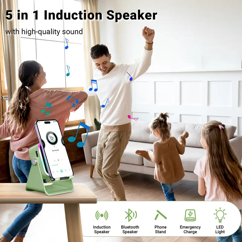 Wireless Induction Speaker Stand – Instant Sound Boost Without Bluetooth