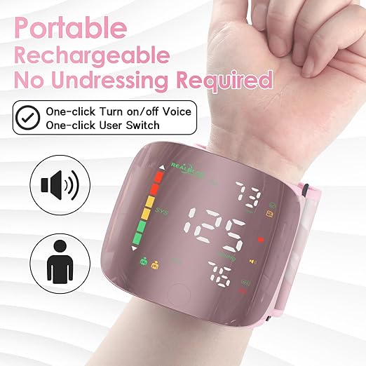 3-Second One-Touch Wrist BP Monitor – Hospital-Grade Accuracy, Instant Heart Tracking Anywhere