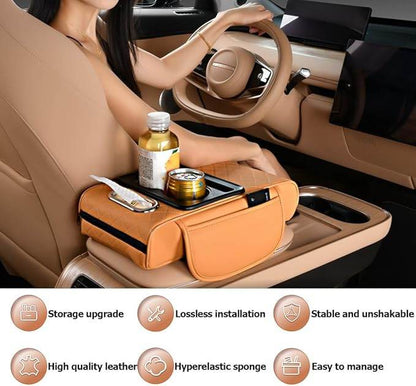 4-in-1 Console Armrest Cover - Drive in Total Comfort with Instant Reach Storage