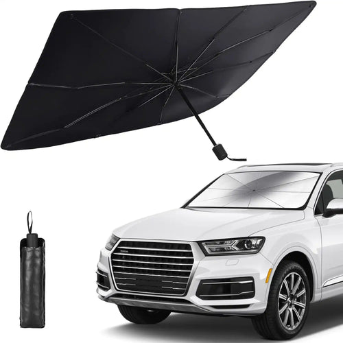 Car Windshield Sunshade Umbrella – 10-Bone Retractable Shield For Instant Heat Block